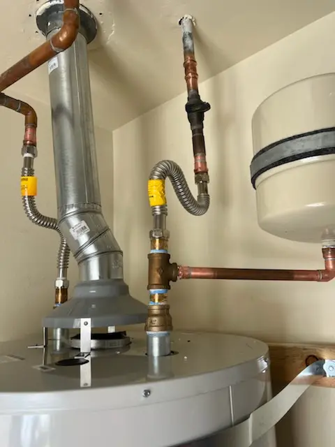 Water heater installation and plumbing repair in New Bloomington